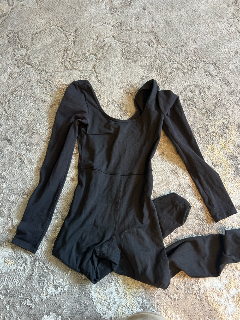 Wilfred Black Long-Sleeve Romper Jumpsuit